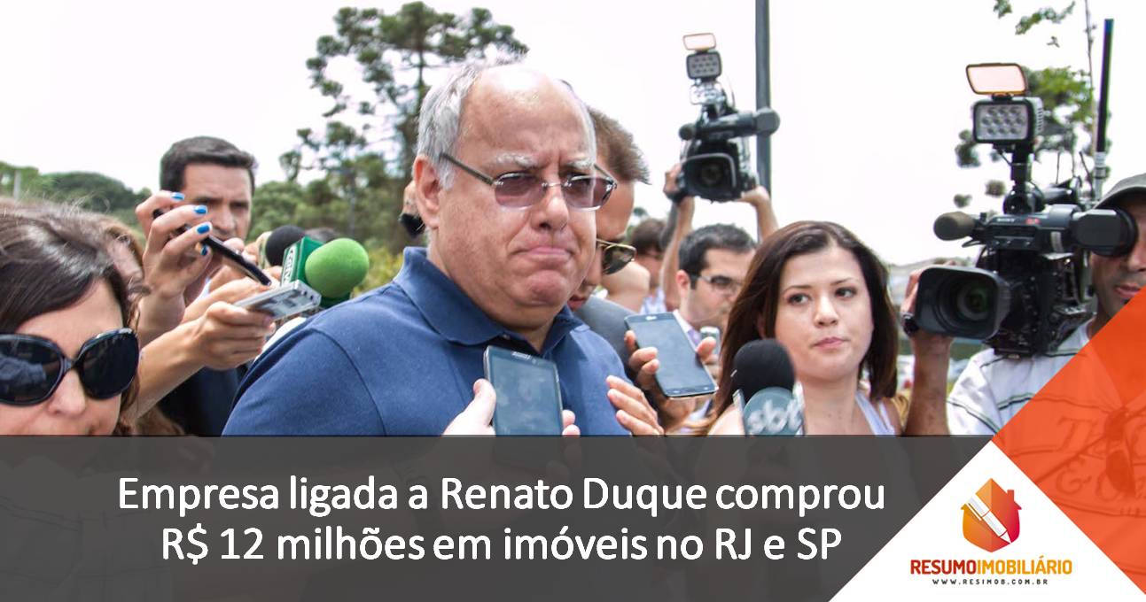 Empresa ligada a Renato Duque comprou R$ 12 milhões em imóveis no RJ e SP