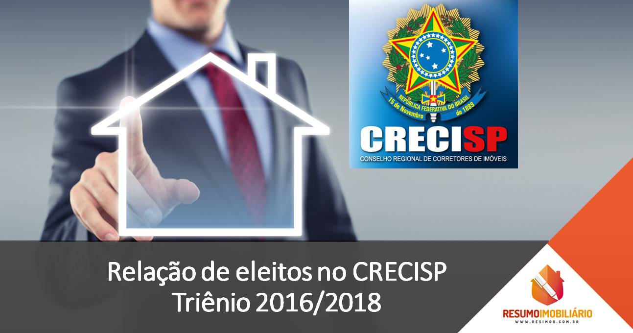Relação de eleitos no CRECISP